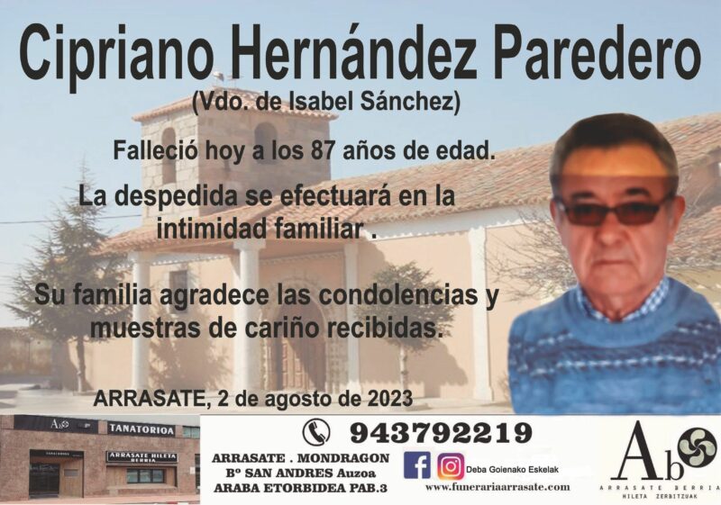 Cipriano Hernandez Paredero