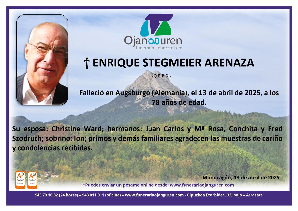 Enrique Stegmeier Arenaza