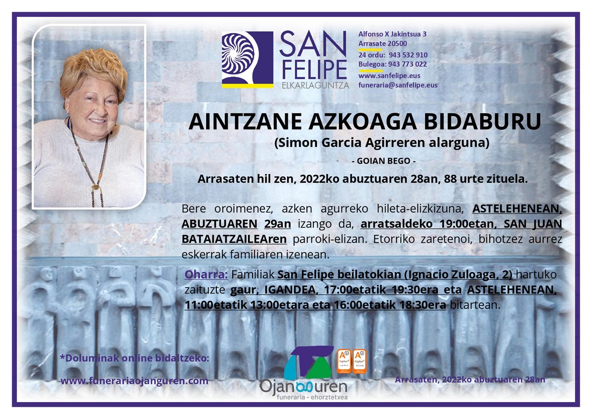 Aintzane Azkoaga Bidaburu