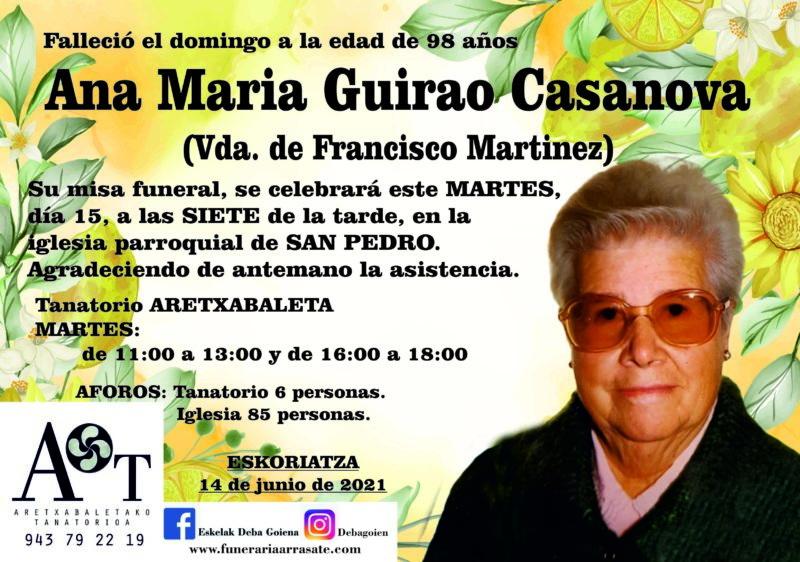 Ana Maria Guirao Casanova