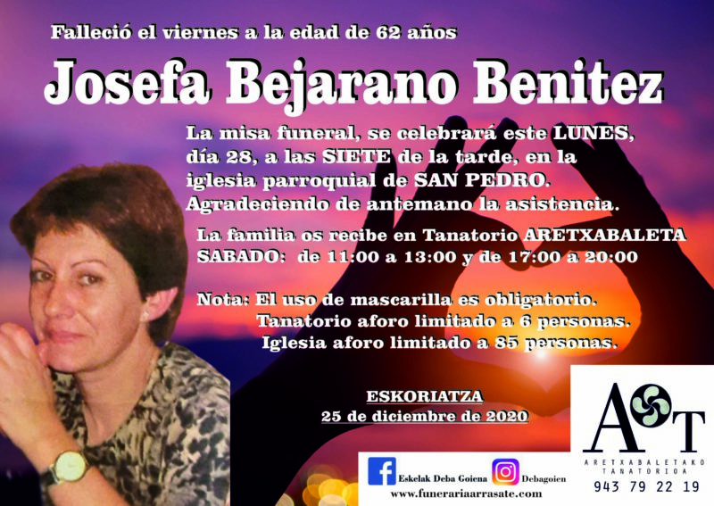 Josefa Bejarano Benitez