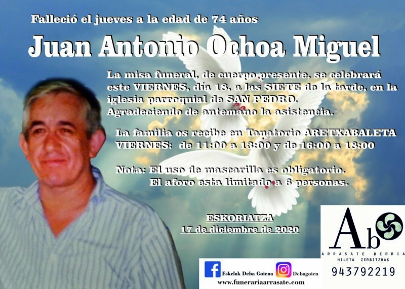 Juan Antonio Ochoa Miguel