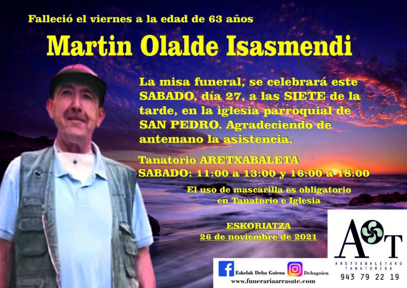 Martin Olalde Isasmendi