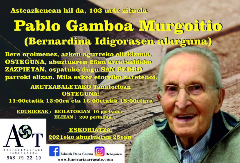 Pablo Gamboa Murgoitio