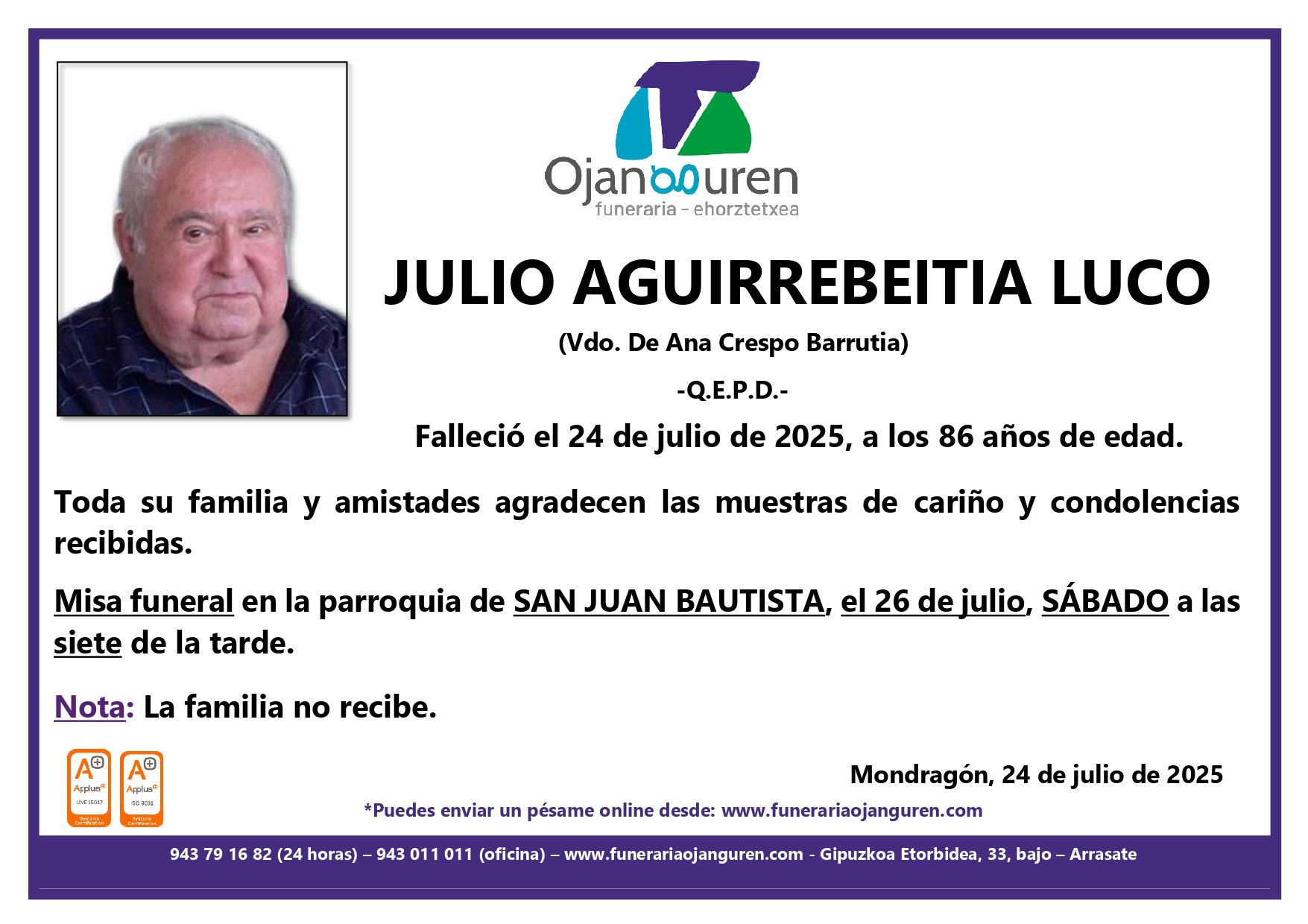 Julio Aguirrebeitia Luco