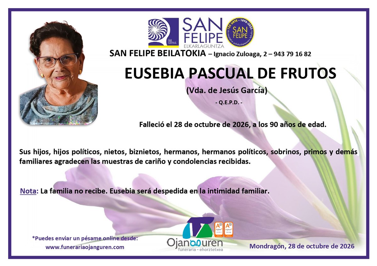 Eusebia Pascual De Frutos