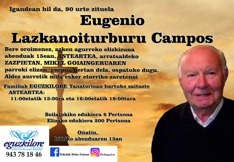 Eugenio Lazkanoiturburu Campos