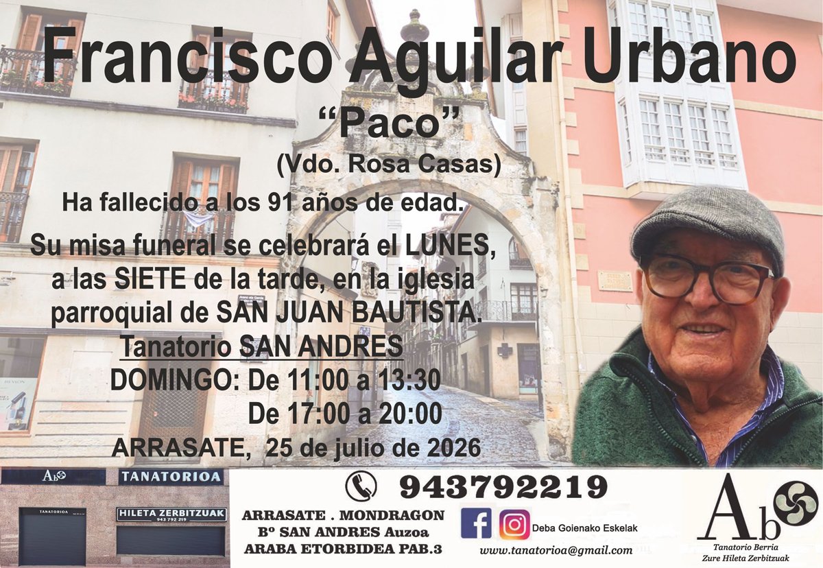 Francisco Aguilar Urbano ‘Paco’