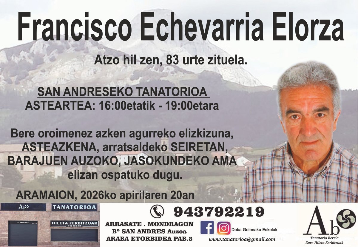 Francisco Echevarria Elorza