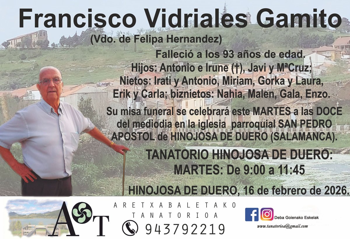 Francisco Vidriales Gamito