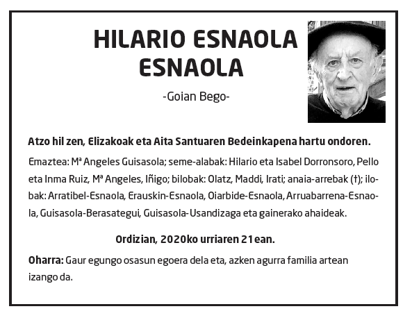 Hilario Esnaola Esnaola