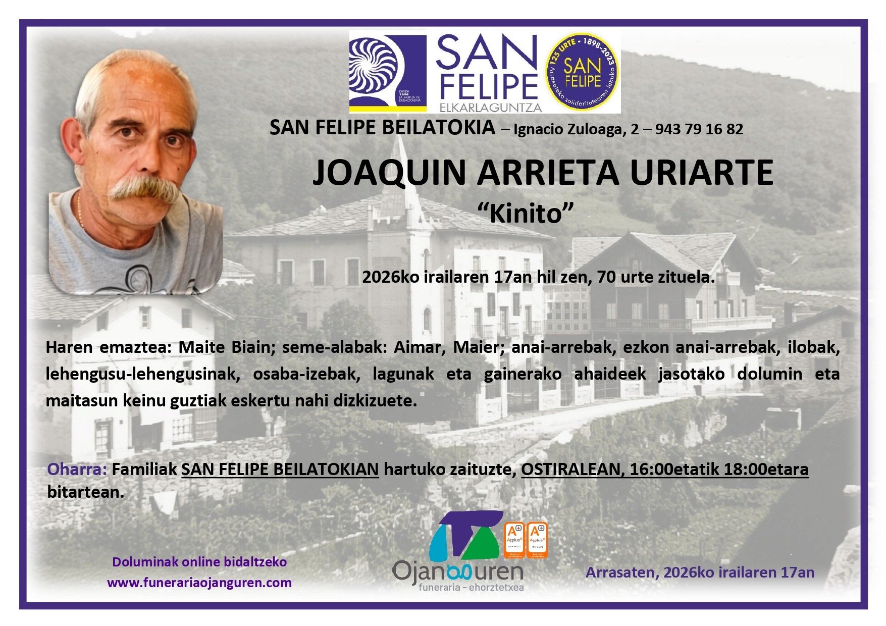 Joaquin Arrieta Uriarte