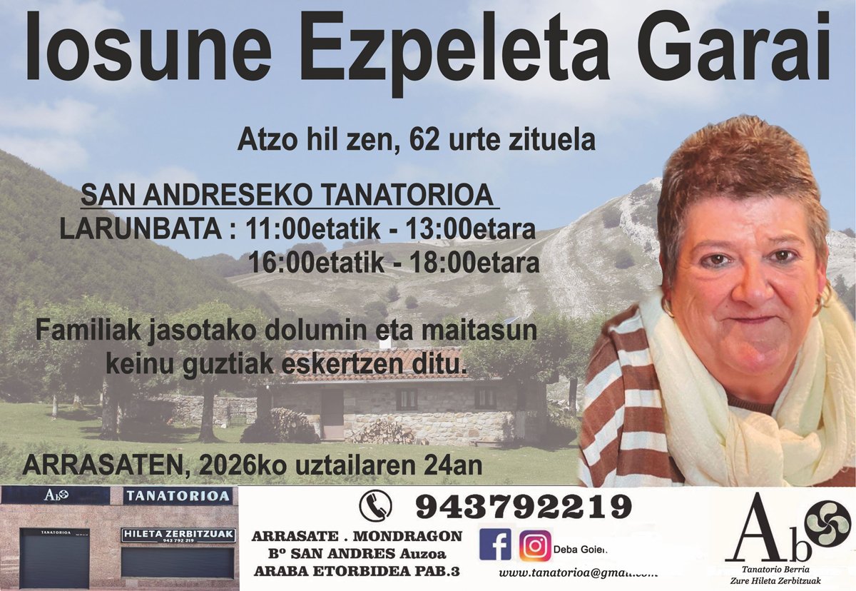 Iosune Ezpeleta Garai
