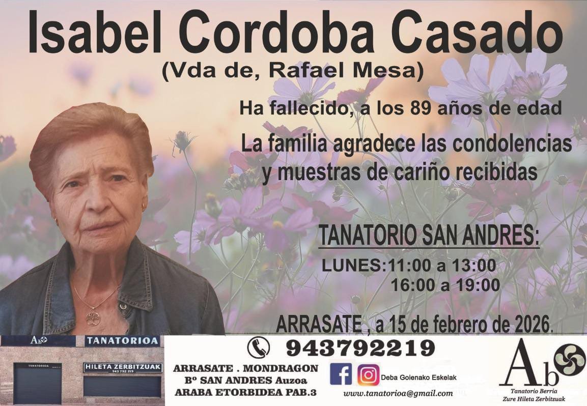 Isabel Cordoba Casado