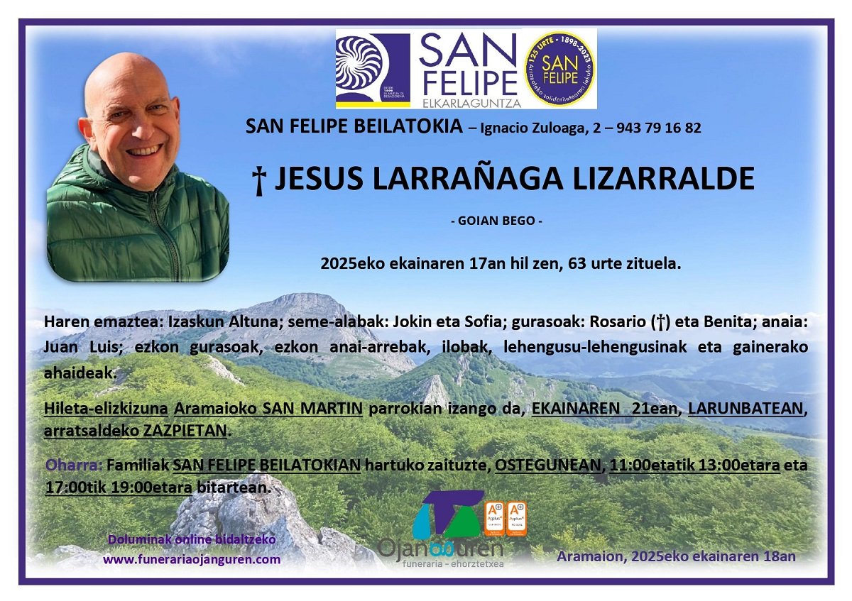 Jesus Larrañaga Lizarralde