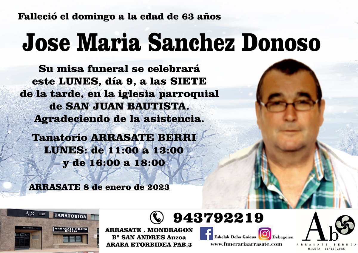 Jose Maria Sanchez Donoso