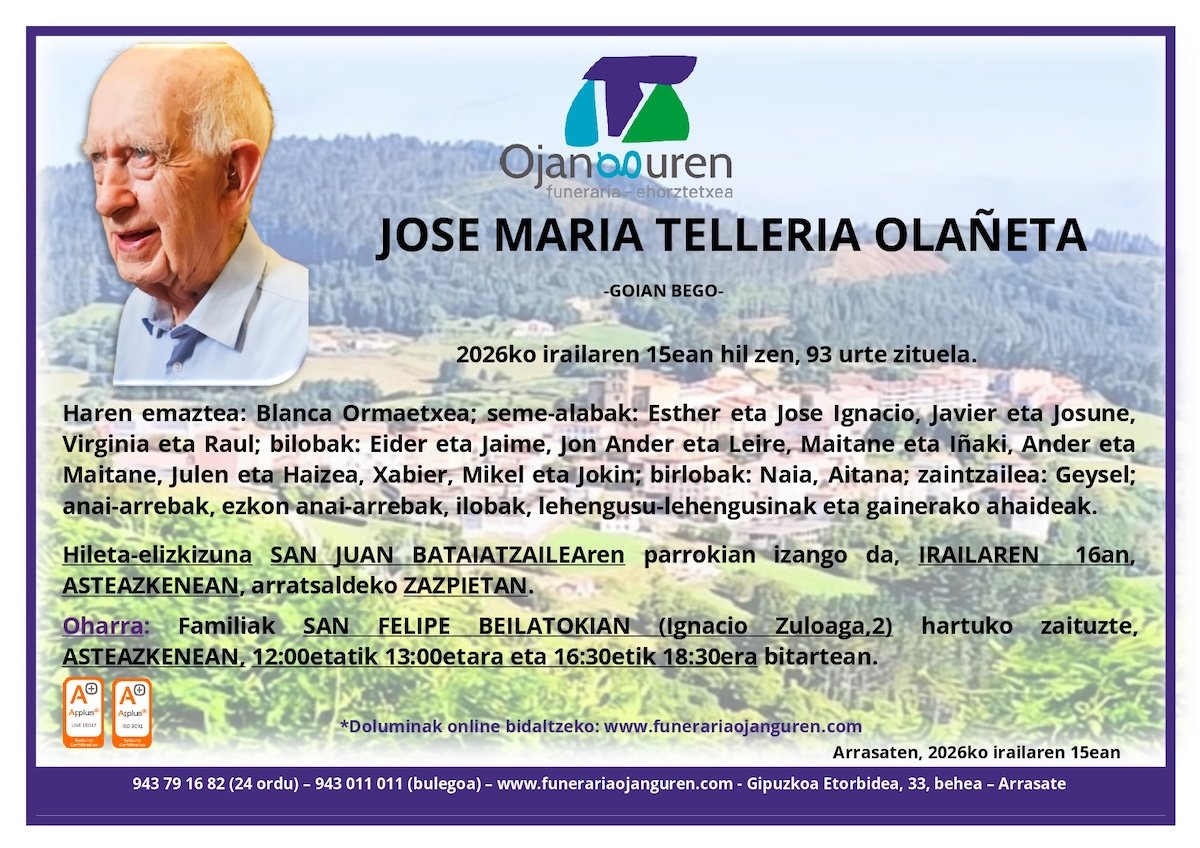 Jose María Telleria Olañeta