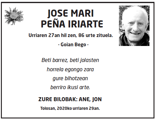 Jose Mari Peña Iriarte