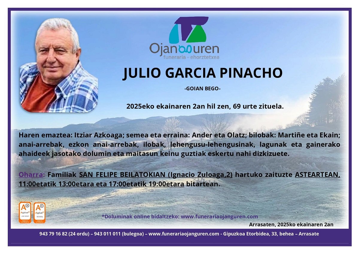 Julio Garcia Pinacho