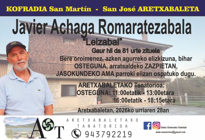 Javier Achaga Romaratezabala
