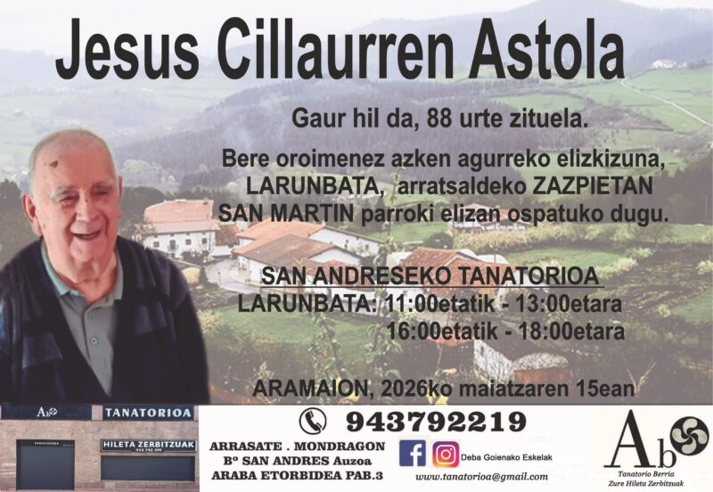 Jesus Cillaurren Astola
