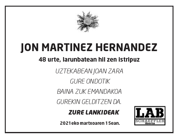 Jon Martinez Hernández