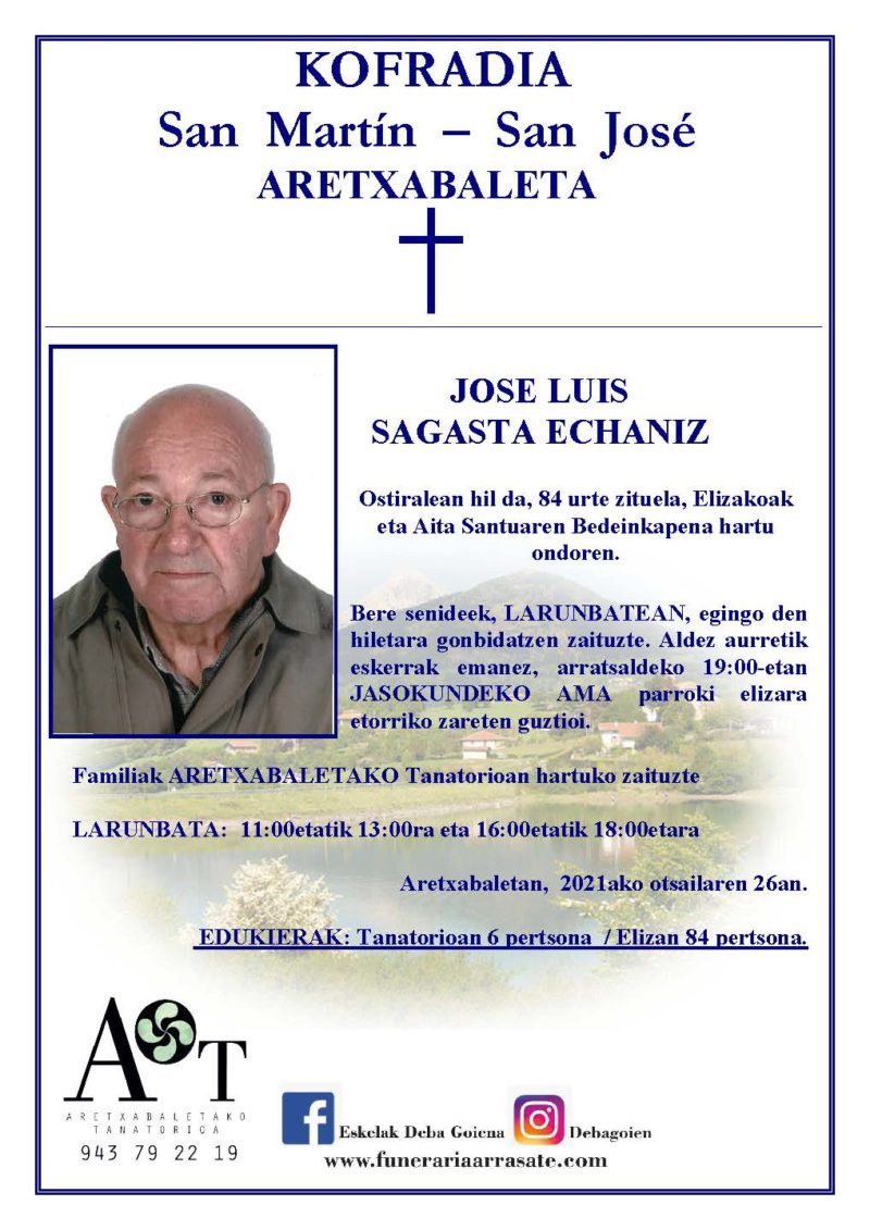 Jose Luis Sagasta Echaniz