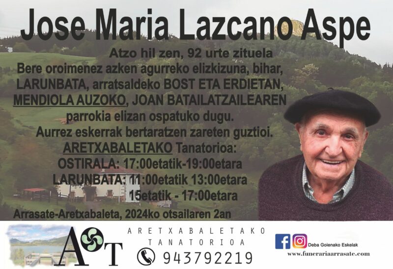 Jose Maria Lazcano Aspe