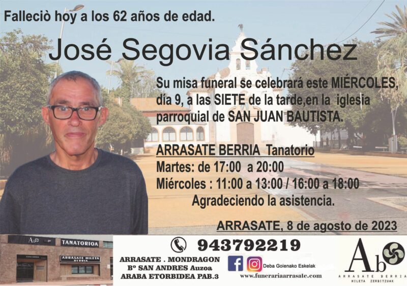José Segovia  Sánchez