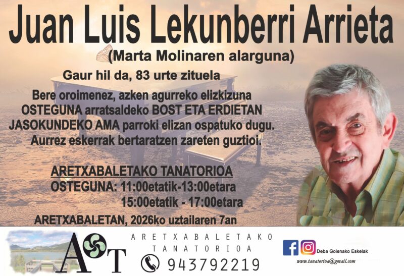 Juan Luis Lekunberri Arrieta