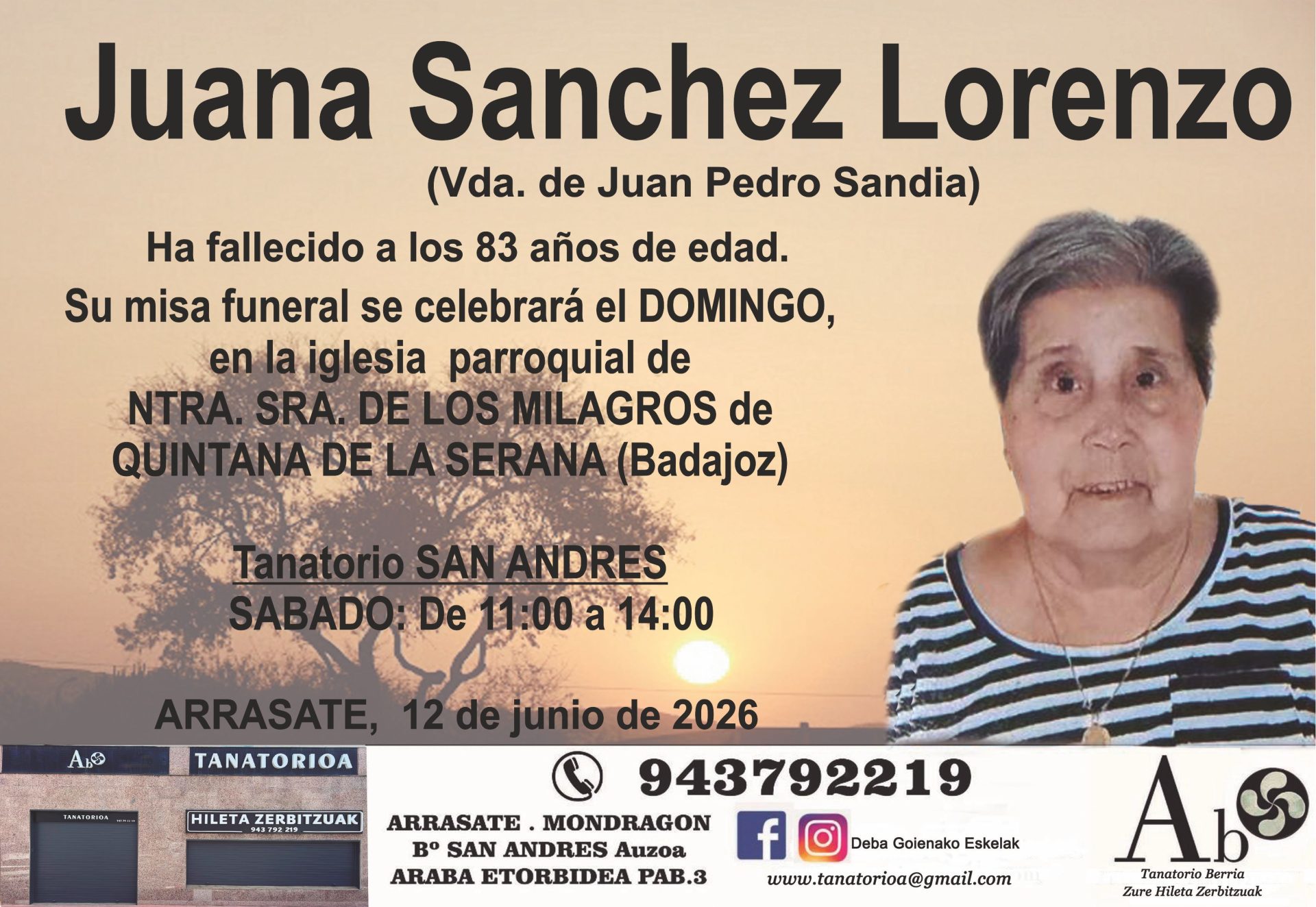 Juana Sanchez Lorenzo