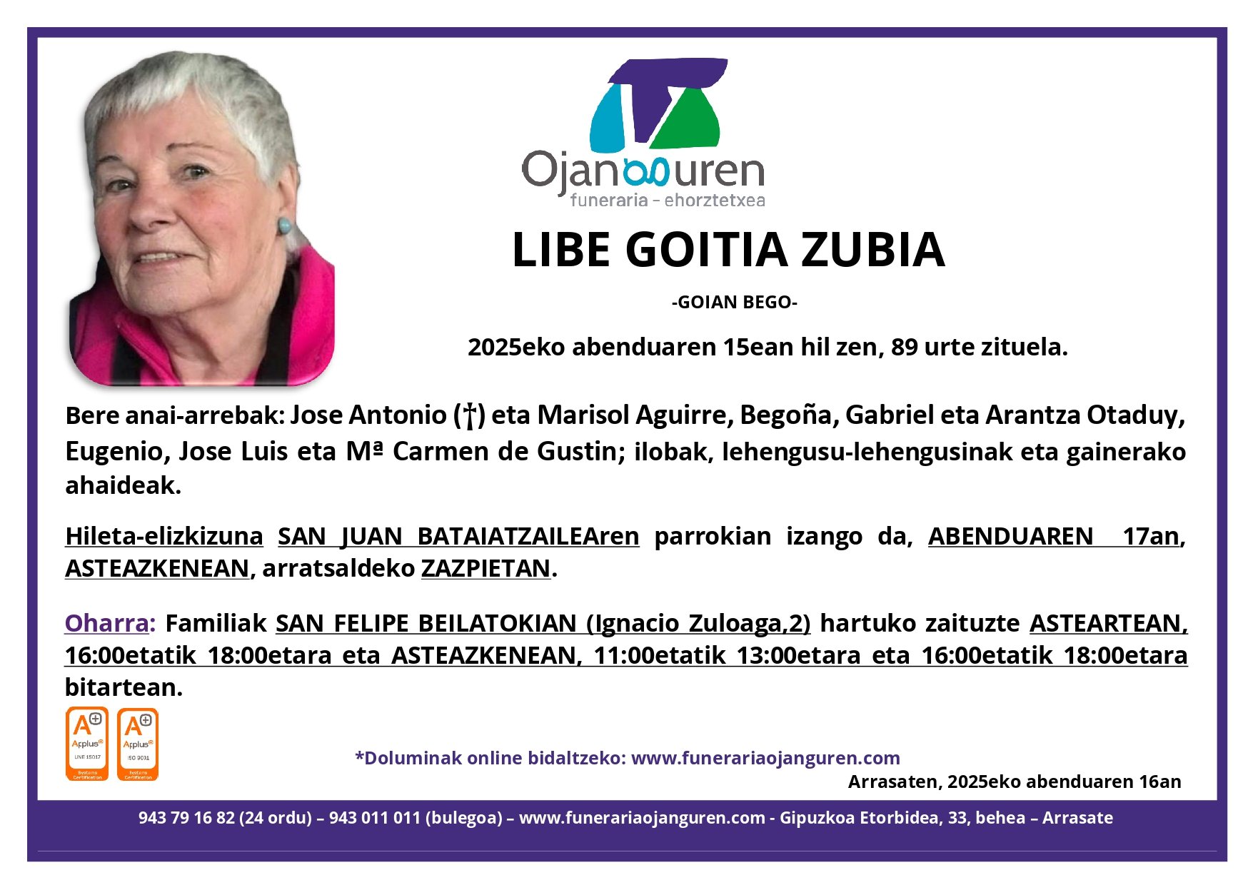Libe Goitia Zubia