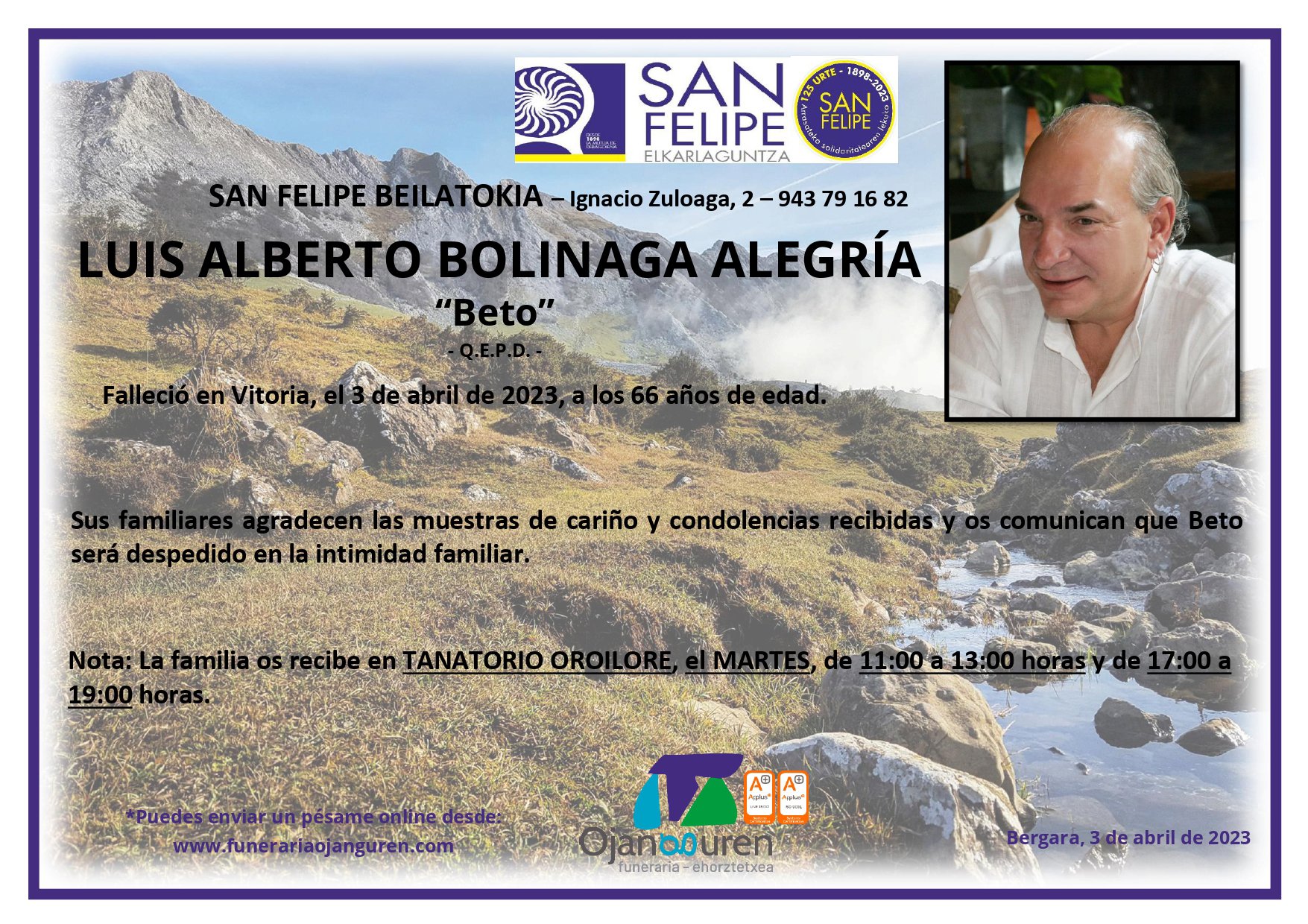 Luis Alberto Bolinaga Alegria ‘Beto’