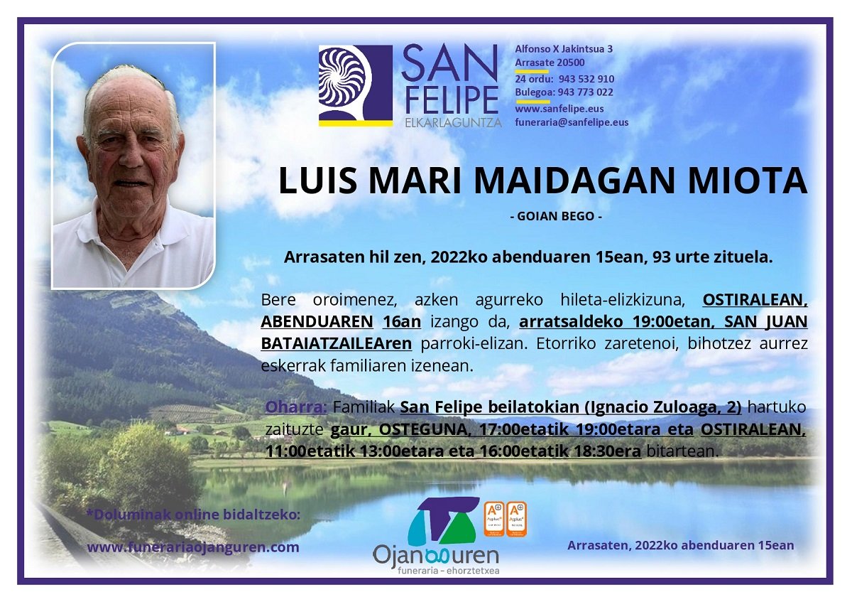 Luis Mari Maidagan Miota