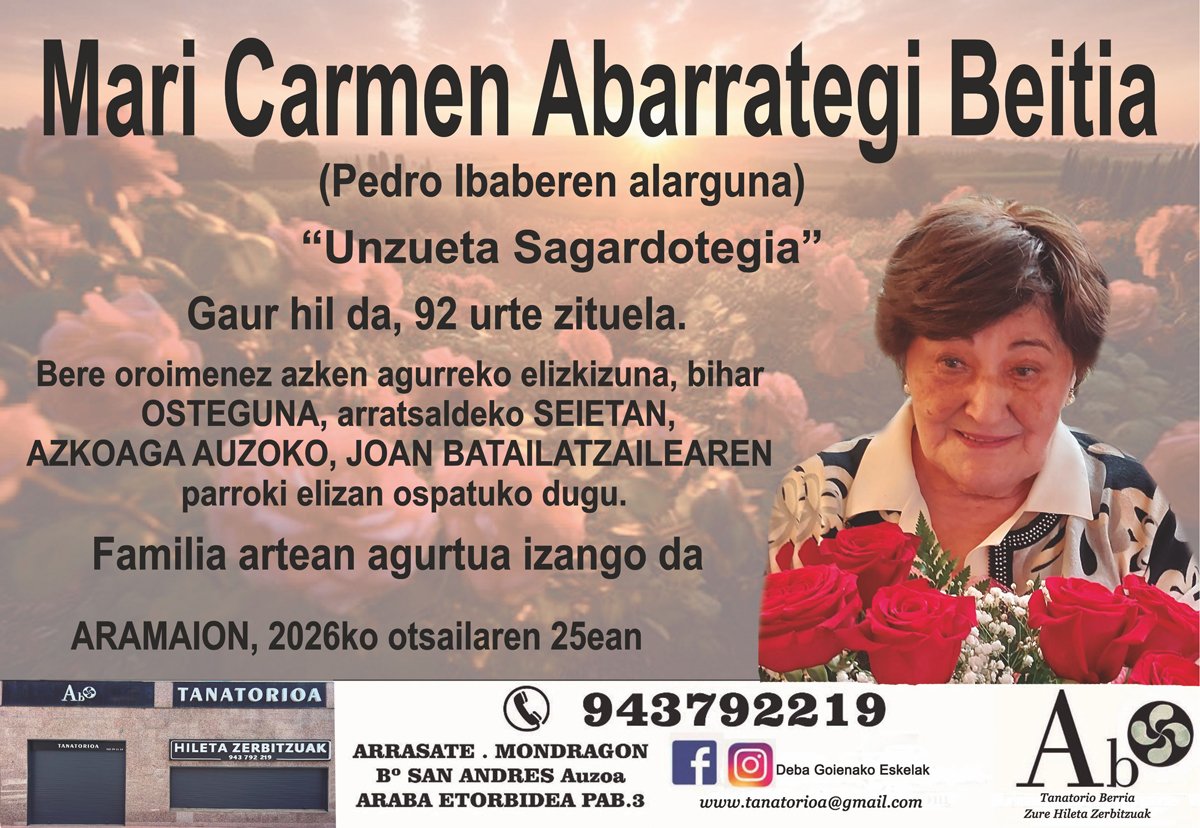 Mari Carmen Abarrategi Beitia