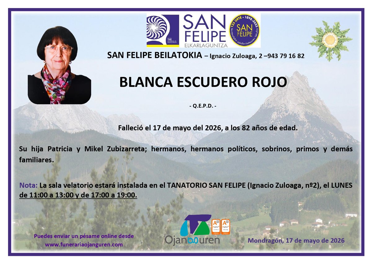 Blanca Escudero Rojo