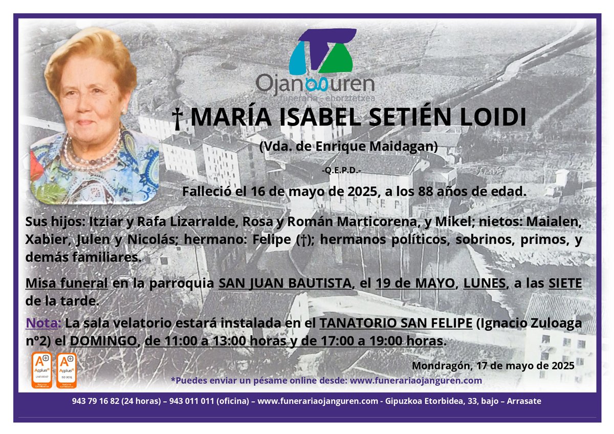 María Isabel Setién Loidi