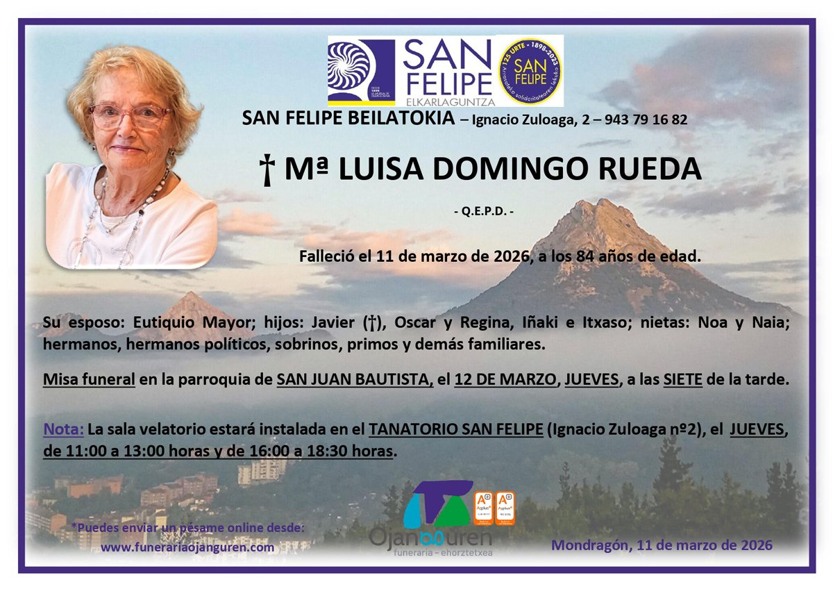 Mª Luisa Domingo Rueda
