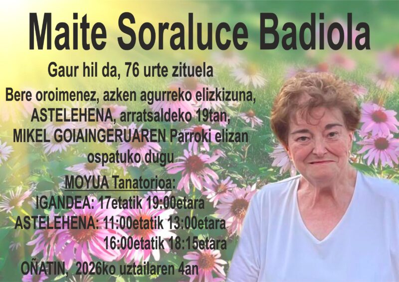 Maite Soraluce Badiola