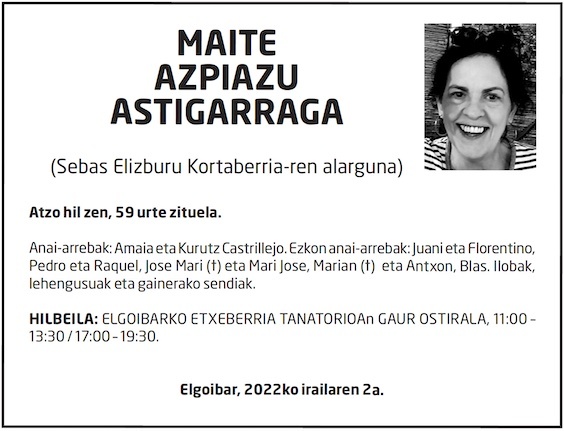 Maite Azpiazu Astigarraga