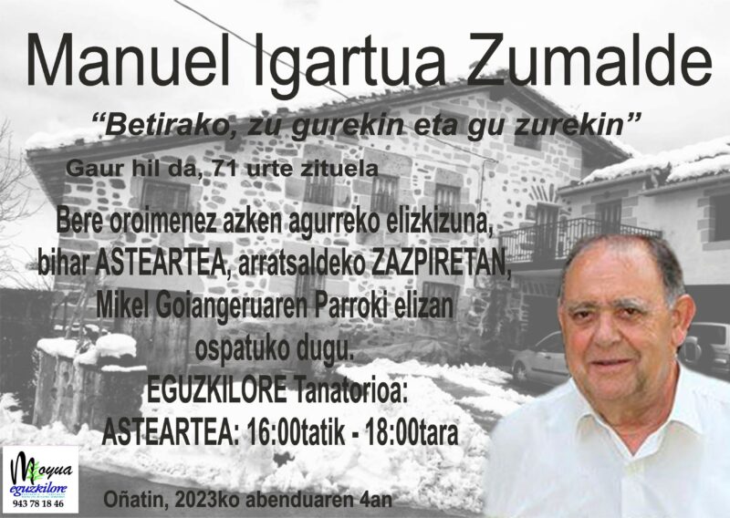 Manuel Igartua Zumalde