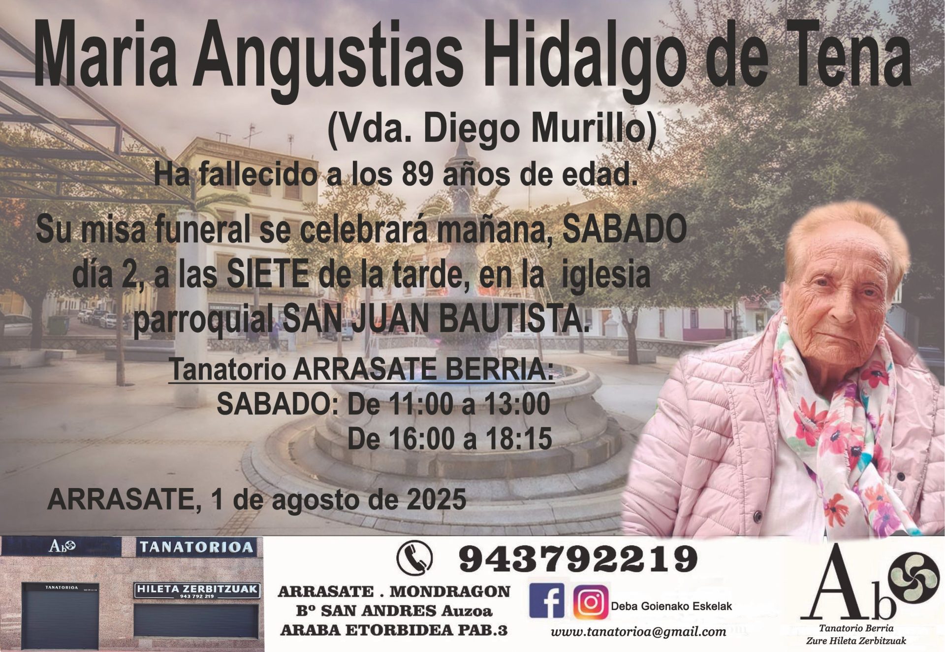 Maria Angustias Hidalgo De Tena