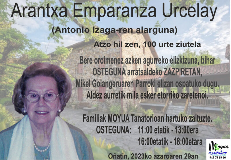 Arantxa Emparanza Urcelay