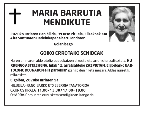 Maria Barrutia Mendikute