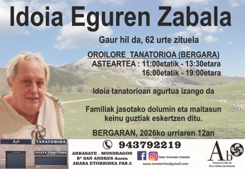Idoia Eguren Zabala