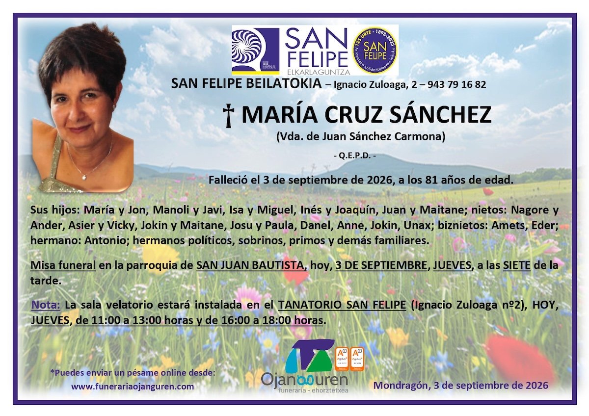 María Cruz Sánchez