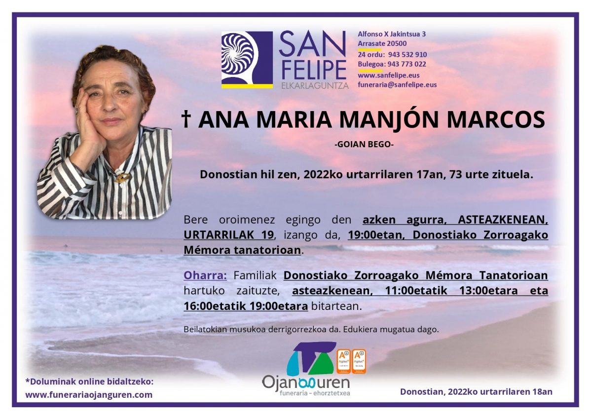 Ana Maria Manjon Marcos