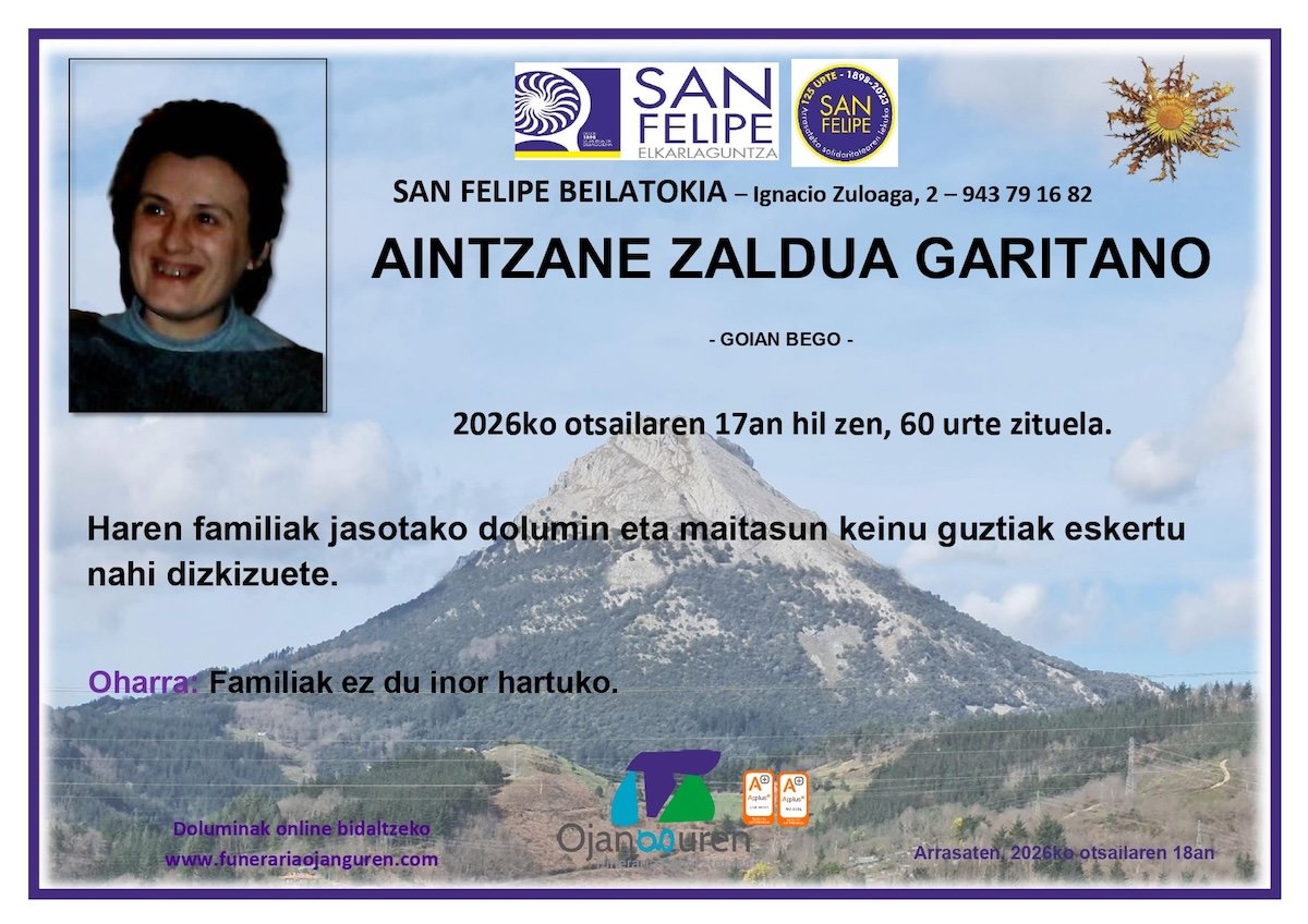 Aintzane Zaldua Garitano
