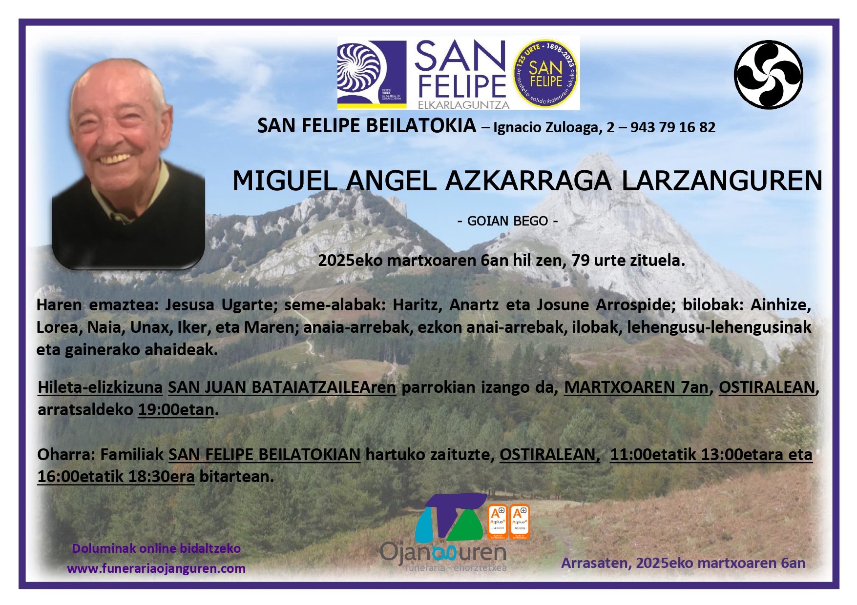 Miguel Angel Azkarraga Larzanguren