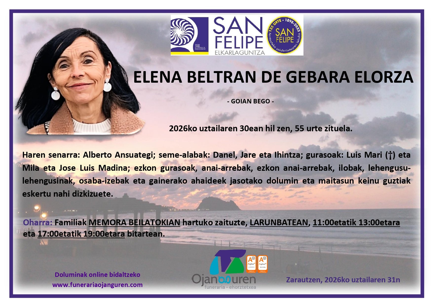 Elena Beltran De Gebara Elorza